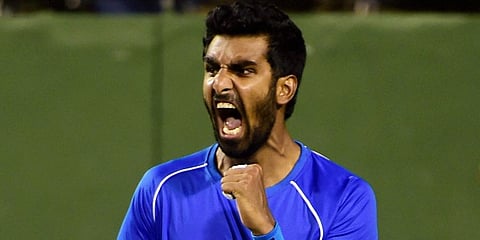 Indian tennis star Prajnesh Gunneswaran (Photo | PTI)