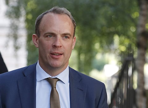 Dominic Raab. (Photo | AP)