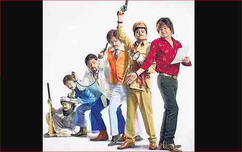 Hardik blended this pathos with comic nuggets about the tinsel world.