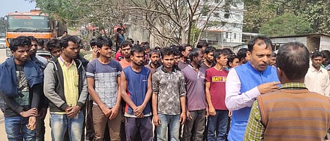 BJP MLA Ashok Kumar Singhi took the lead in bringing them back. (Photo| EPS)