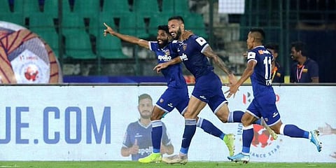 Chennaiyin FC would look to score first and make the task even more improbable for the home side FC Goa. (Photo | Chennaiyin FC Twitter)