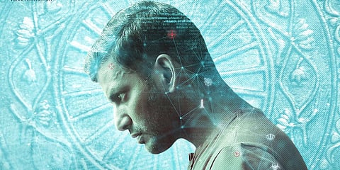 Actor Vishal in a still from Chakra. (Photo| Twitter/ @VishalKOfficial)