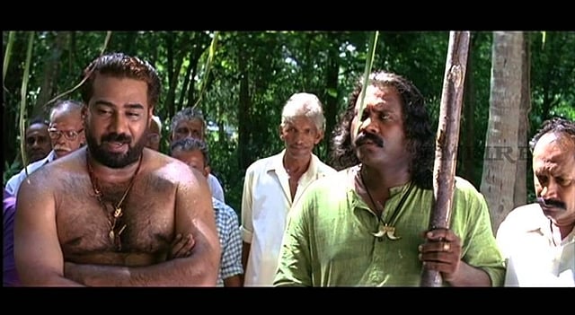 Ananthabhadram (2005): Santosh Sivan gave Mollywood a rare fantasy flick with 'Ananthabhadram.' A young Prithviraj in the lead role got sidelined by Manoj K Jayan's portrayal of Digambaran - the cunning and greedy black magician. Kalabhavan Mani's Chemban Gurukkal, the master martial artist blinded by Digambaran, was not far behind him in terms of intensity. He also sang the superhit song 'Malamalalooya' in the movie that bagged five state awards. (Photo | YouTube)
