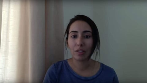 Dubai princess Sheikha Latifa bint Mohammed bin Rashid Al-Maktoum. (Photo| YouTube screengrab)