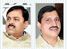 BJP leaders Narasimha Rao and Sujana Chowdary