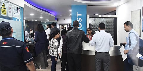RBI restricted withdrawals from Yes Bank to Rs 50,000 per depositor due to the private lender's precarious financial situation. (Photo | Parveen Negi, EPS)