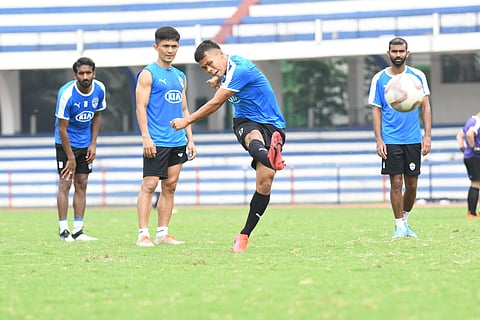 Suresh doesn’t want to be content with what he has done. He wants to play 90 minutes every match but wants to earn that right first. (Photo | EPS)