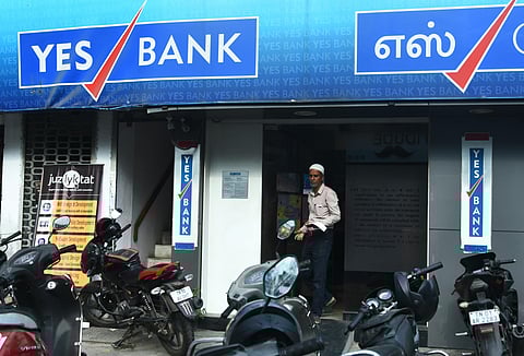 The RBI has imposed a moratorium on the capital-starved Yes Bank, capping withdrawals at Rs 50,000 per account. (Photo| Ashwin Prasath, EPS)