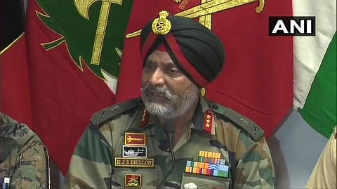 Lt General KJS Dhillon (Photo | ANI, Twitter)