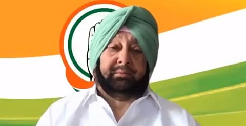 Punjab CM Amarinder Singh. (Photo| Twitter/ @INCIndia)