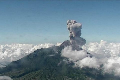 Indonesian Anak Krakatau volcano. (Photo| AFP)