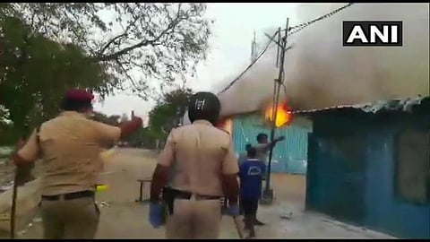 A shelter home near Kashmere Gate in Delhi caught fire. (File photo| ANI)
