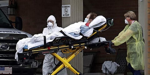 The coronavirus outbreak has now claimed the lives of at least 18,860, people in the US. (Photo | AP)