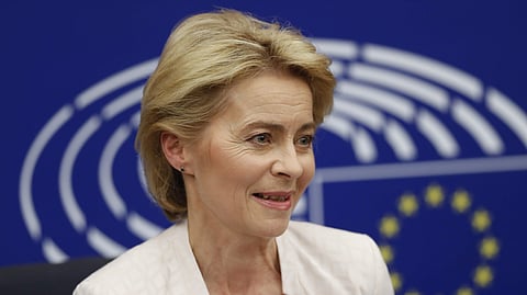EU chief Ursula von der Leyen.  