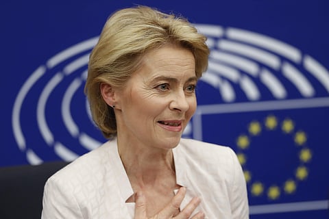 EU chief Ursula von der Leyen.  