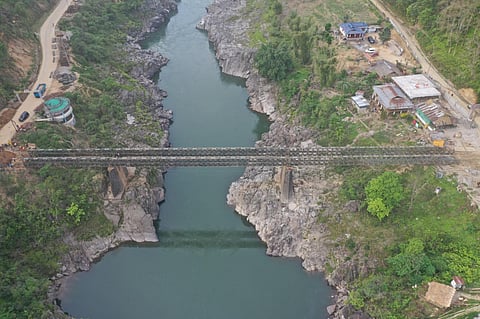 430 feet long Multi Span Bailey Bridge. (Photo | EPS)