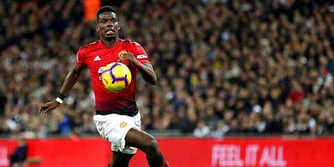 Manchester United midfielder Paul Pogba (Photo | AP)