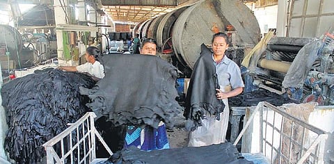 Leather exports from the Vellore region have taken a hit | FILE PHOTO