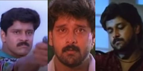 Back then, he was a young actor showing great potential, but yet to conquer the heights of stardom. Established director Joshiy cast him to play Mammootty's trusted associate in his superhit action flick 'Dhruvam' - handing the youngster a perfect launchpad. Vikram starred in eight Malayalam movies between 1993 and 2001. (YouTube screengrabs)