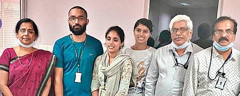 The team which developed the technology