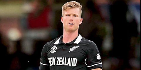 New Zealand all-rounder Jimmy Neesham (Photo | AP)