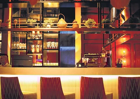 View of the restaurant.