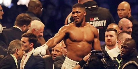 World heavyweight champion Anthony Joshua (Photo | AP)