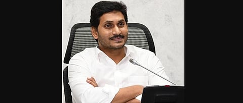 ndhra Pradesh CM YS Jagan Mohan Reddy held video conference with district collectors. (Photo | EPS)
