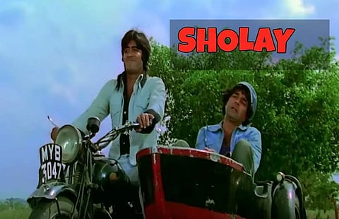 Still from the film Sholay (YouTube screengrab)