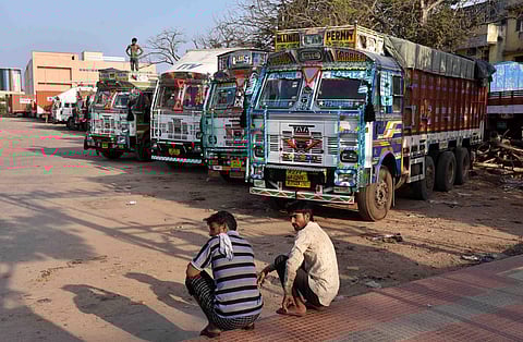 It has been two days since partial relaxation to certain services, including the transport sector, was given, but the truck operators in the State say there is not much change in the situation. | R Satish Babu
