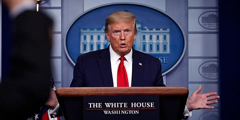 US President Donald Trump. (Photo| AP)