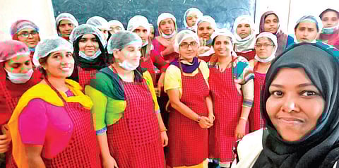 Mothers of differently-abled children during the baking course session at Thamarassery in Kozhikode