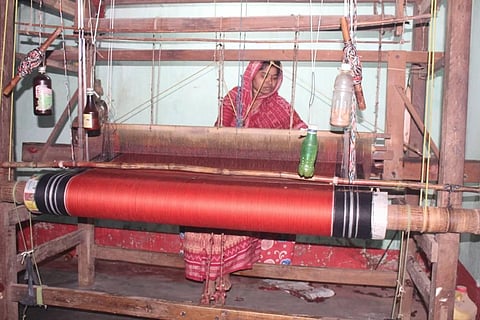 There are 72 weavers’ clusters and the number of looms stands at 43,652. (Photo | EPS)