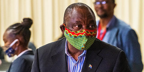 South African president Cyril Ramaphosa. (Photo| AP)