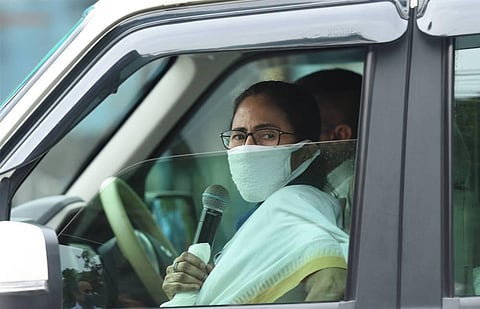 Mamata Banerjee asserted that people of Bengal stranded elsewhere need not feel helpless as long as she is the chief minister. (Photo | PTI)