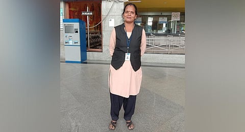 R Usha, a housekeeping supervisor