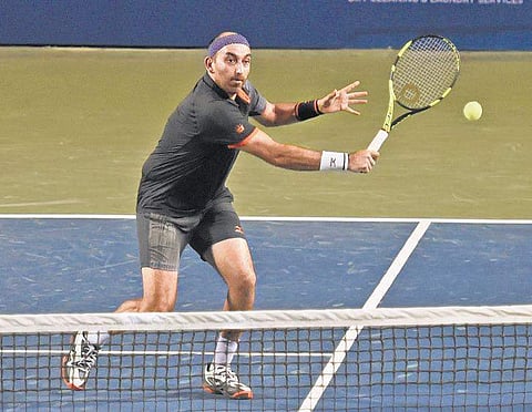 India’s Purav Raja in action (File Photo | Vinod Kumar T, EPS)