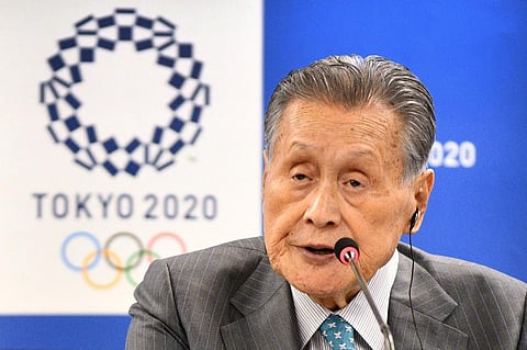 The Tokyo Olympics chief Yoshiro Mori rejected the possibility of the Games being deferred to 2022.(Photo | AFP)