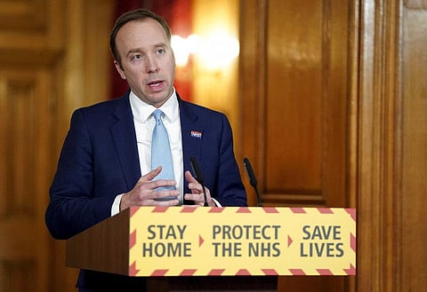 UK Health Secretary Matt Hancock (Photo | AP)