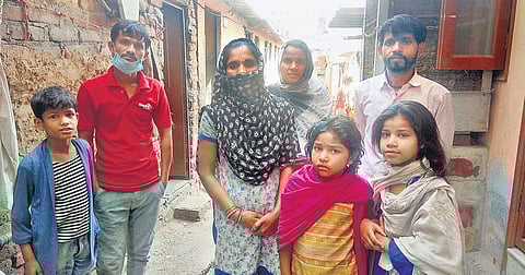 Families at Shubash Camp are in dire need of food and other essentials. (PHOTO | RITWIKA MITRA, EPS)