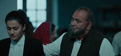 Taapsee had played the daughter-in-law of Rishi Kapoor in the film Mulk released in 2018. (YouTube screengrab)