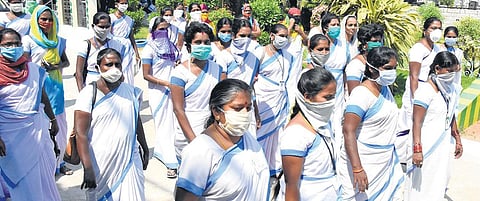 Aasha workers get set to resume door-to-door survey to map the health of Andhra Pradesh households