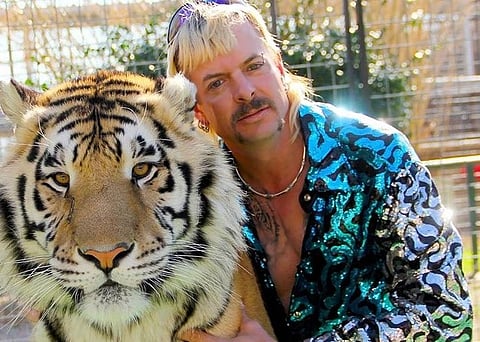 Joe Exotic with his tiger (Photo | Joe Exotic, Instagram)