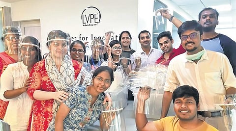 Low-cost visor giving us more hope