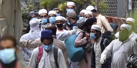 As many as 679 of the total 738 positive cases in Tamil Nadu were returnees from the religious event held in Delhi last month and their contacts. (Photo | PTI)