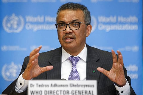 World Health Organization chief Tedros Adhanom Ghebreyesus (Photo | AP)