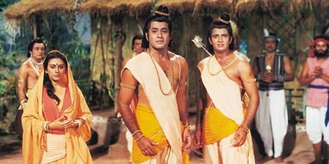 A still from 'Ramayan' TV show.
