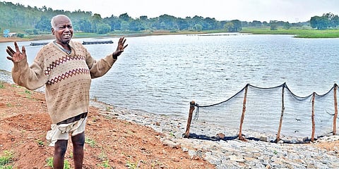 Recognising his efforts in forest conservation, Simon Oran was awarded the Padma Shri in 2016. (Photo| EPS)