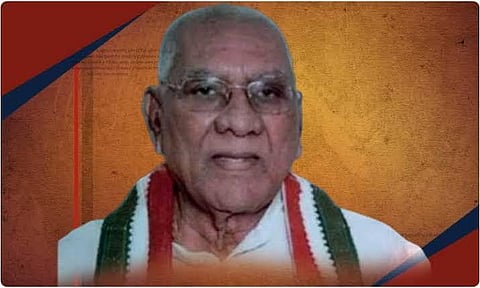 Vetertan Congress leader Juvvadi Ratnakar Rao (Photo | P Muralidhar Rao, Twitter)