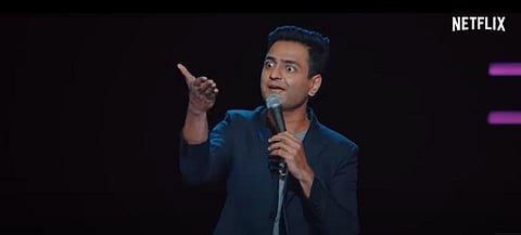 Kenny Sebastian in a still fro m his upcoming Netflix special. (Photo | YouTube Screengrab)